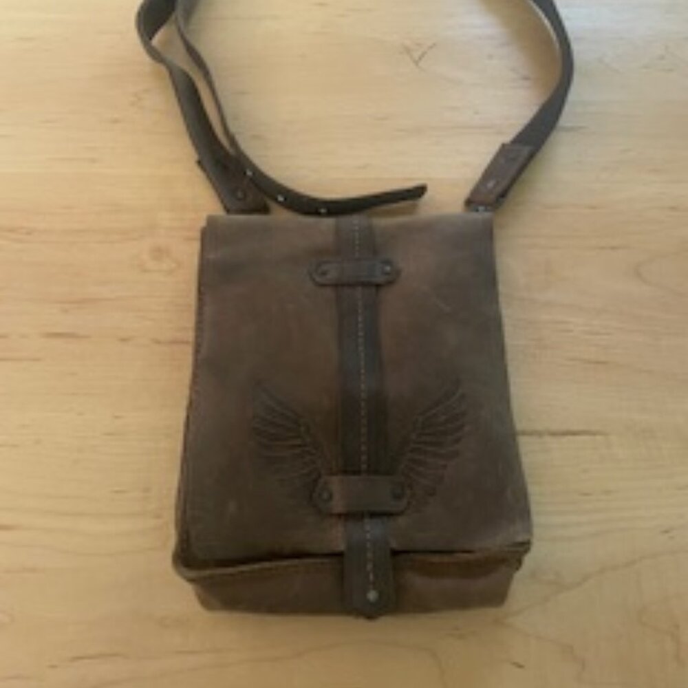 Leather Messenger Bag